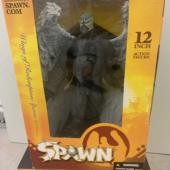 Spawn 12’in Wings of Redemption Action Figure - Black - Picture 1 of 4